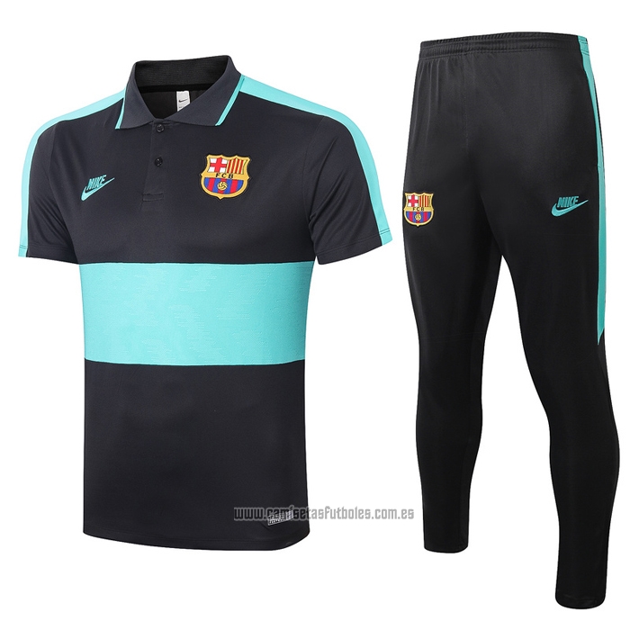 Conjunto Polo Barcelona 2020-2021 Verde